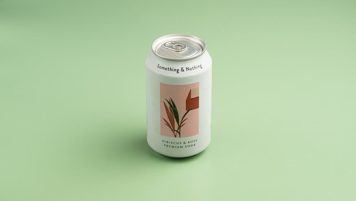 Hibiscus &  rose soda - Something and nothing soda