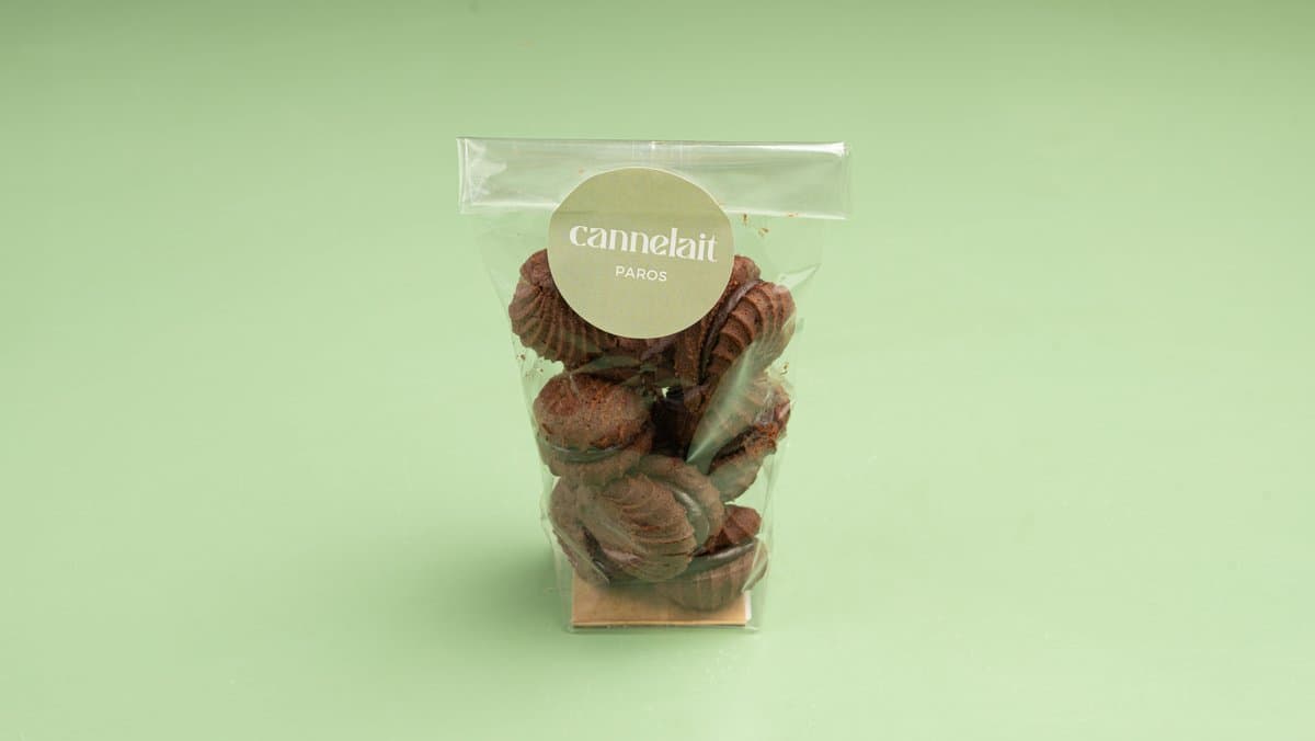 Chocolate c-shells biscuits