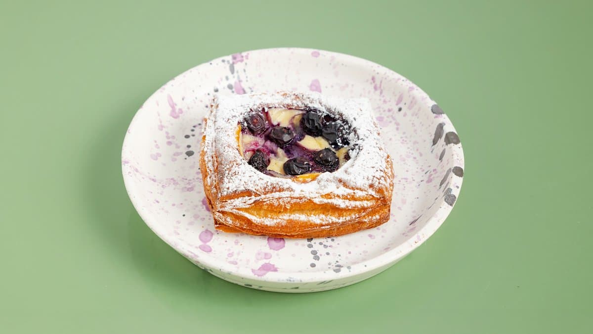 Blueberry croissant