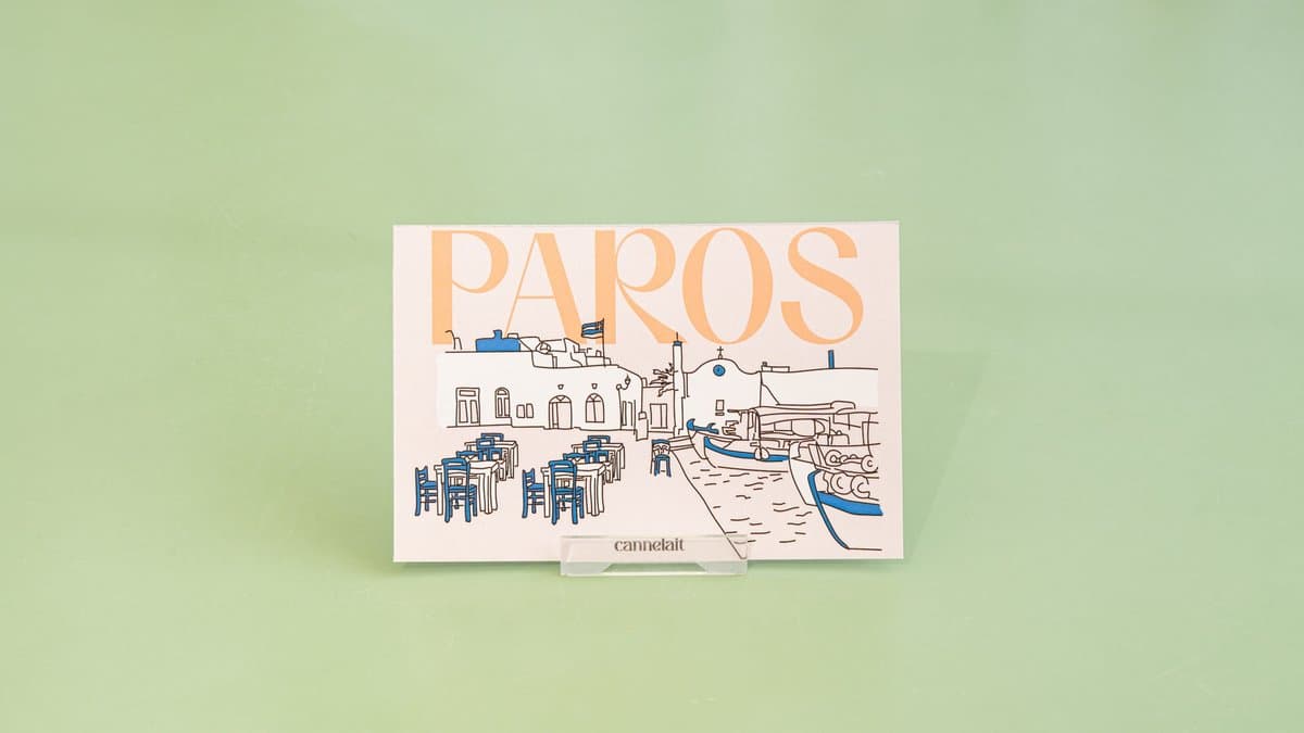 Naousa’s little port - card postal