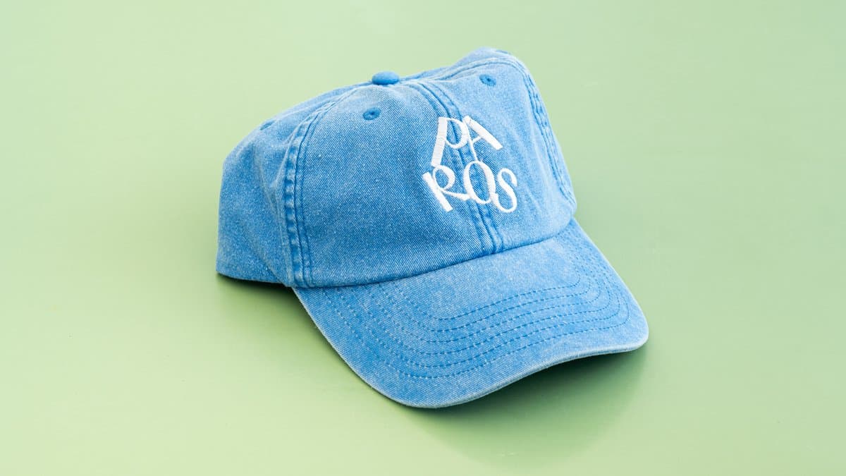 "Paros" cap - blue colour