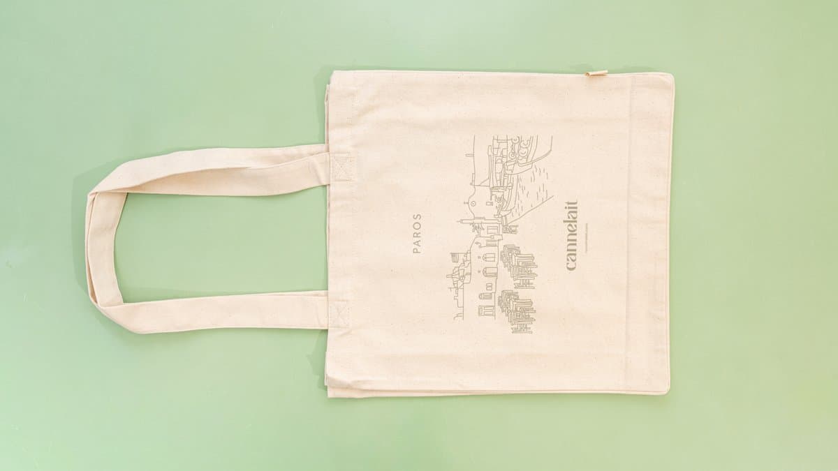Naousa’s little port - tote bag
