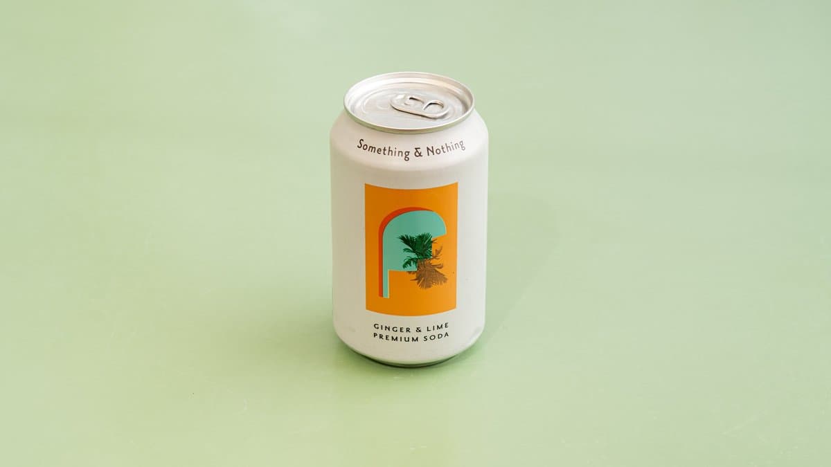 Ginger & lime soda - Something &  nothing soda
