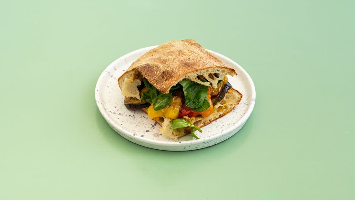 Aubergine & miso (vegan)