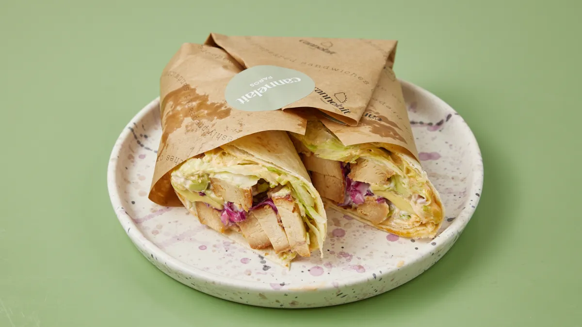 Chicken avo wrap