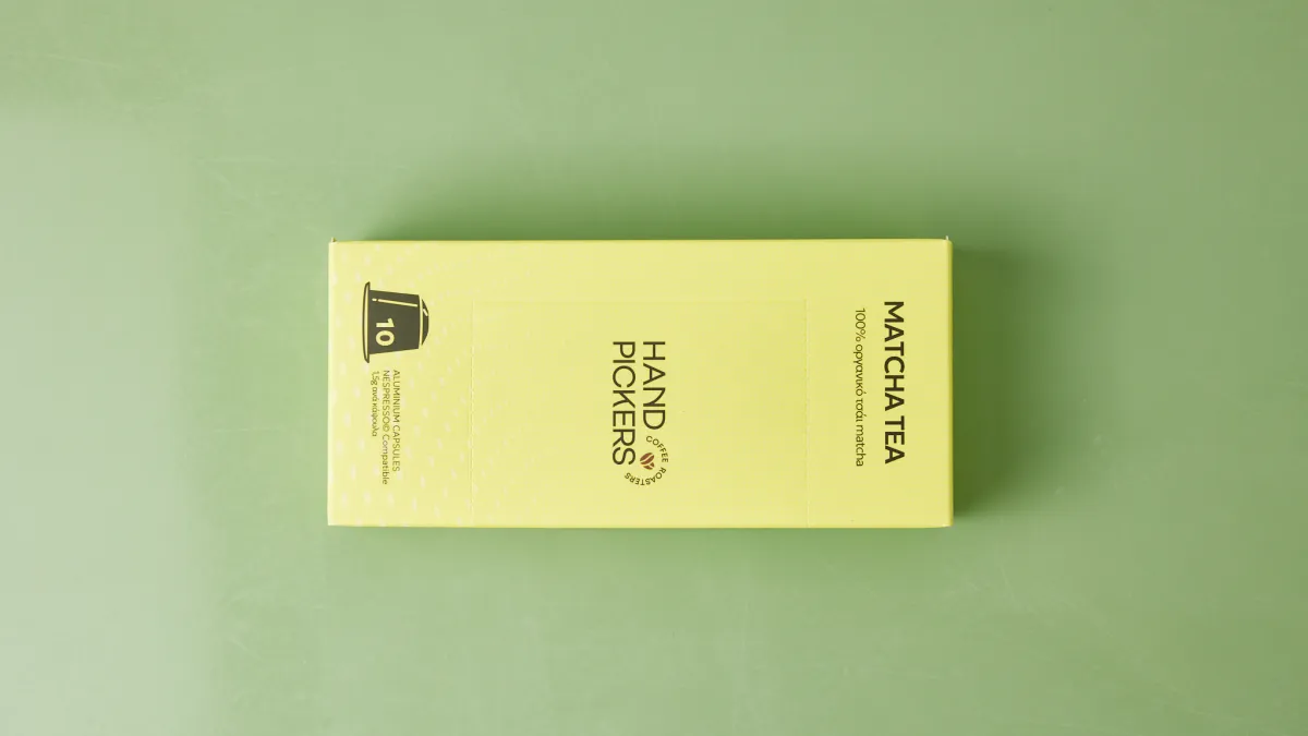 Matcha coffee capsules
