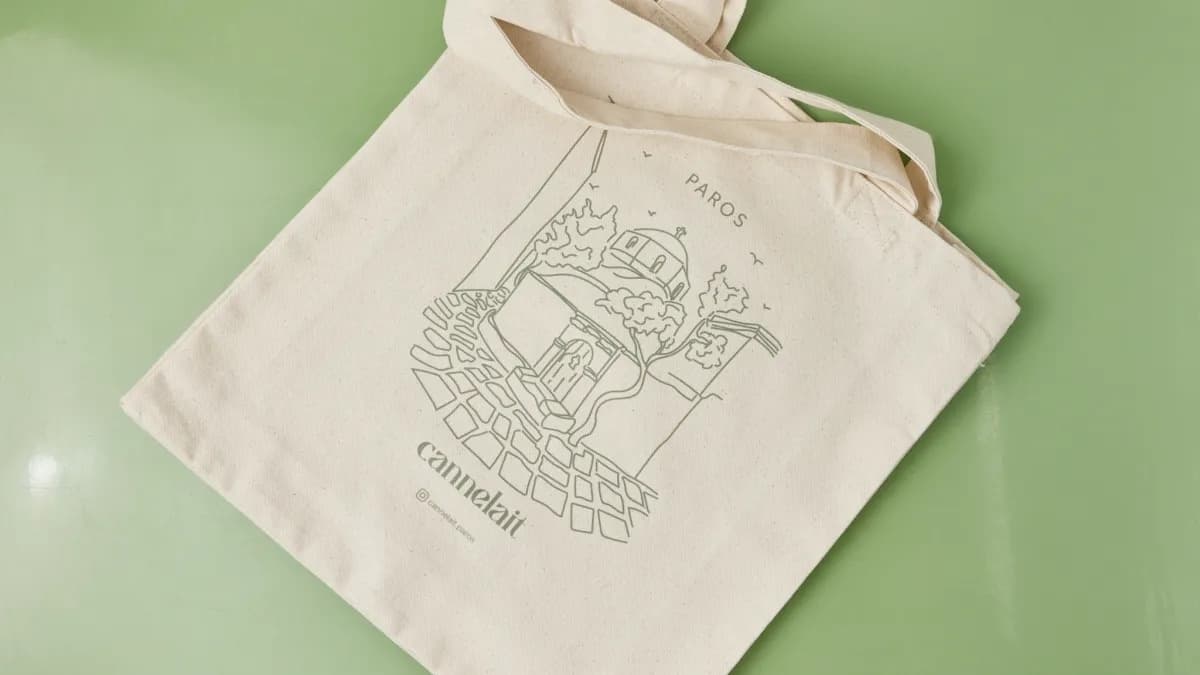 Paroikia Church tote bag